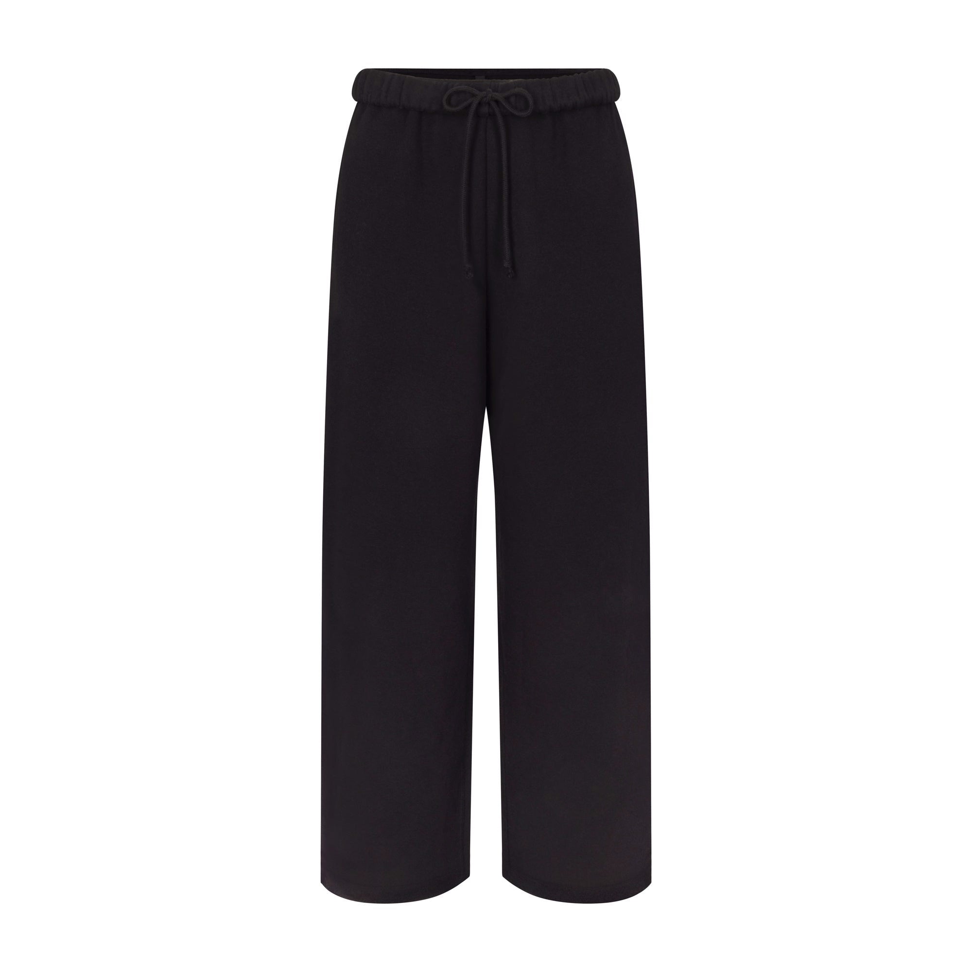 COTTON FLEECE CLASSIC STRAIGHT LEG PANT | ONYX