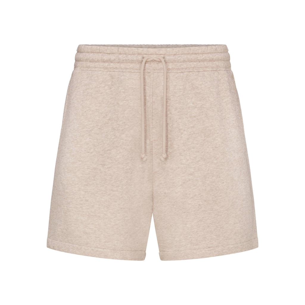FLEECE LOUNGE MENS RELAXED SHORT | DESERT HEATHER