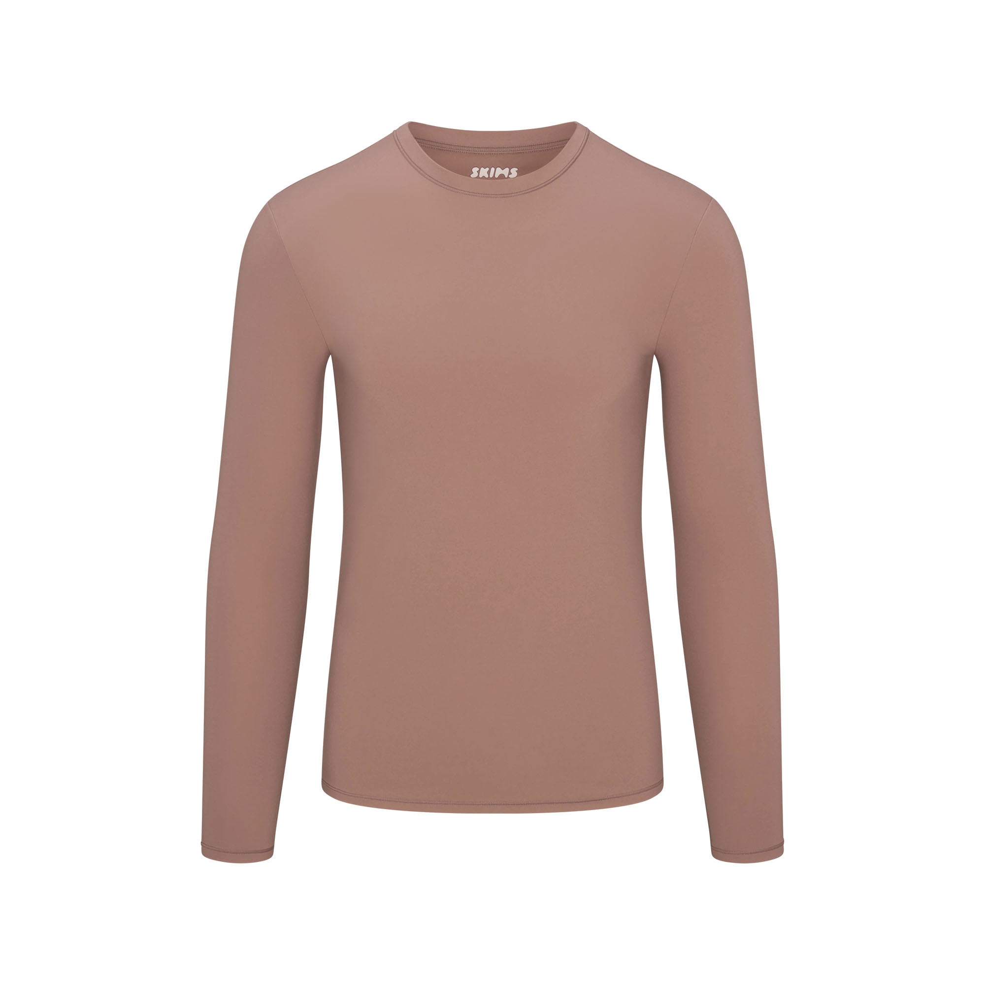 FITS EVERYBODY MENS SLIM LONG SLEEVE T-SHIRT | UMBER