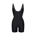 SKIMS BODY CORE SCULPT PLUNGE MID THIGH BODYSUIT | ONYX