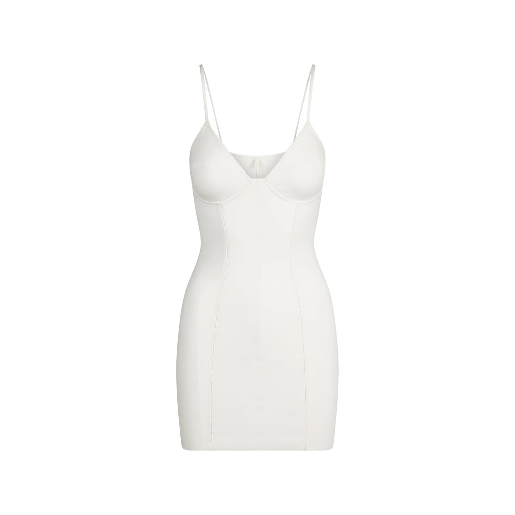 COTTON SHAPEWEAR MINI DRESS | MARBLE