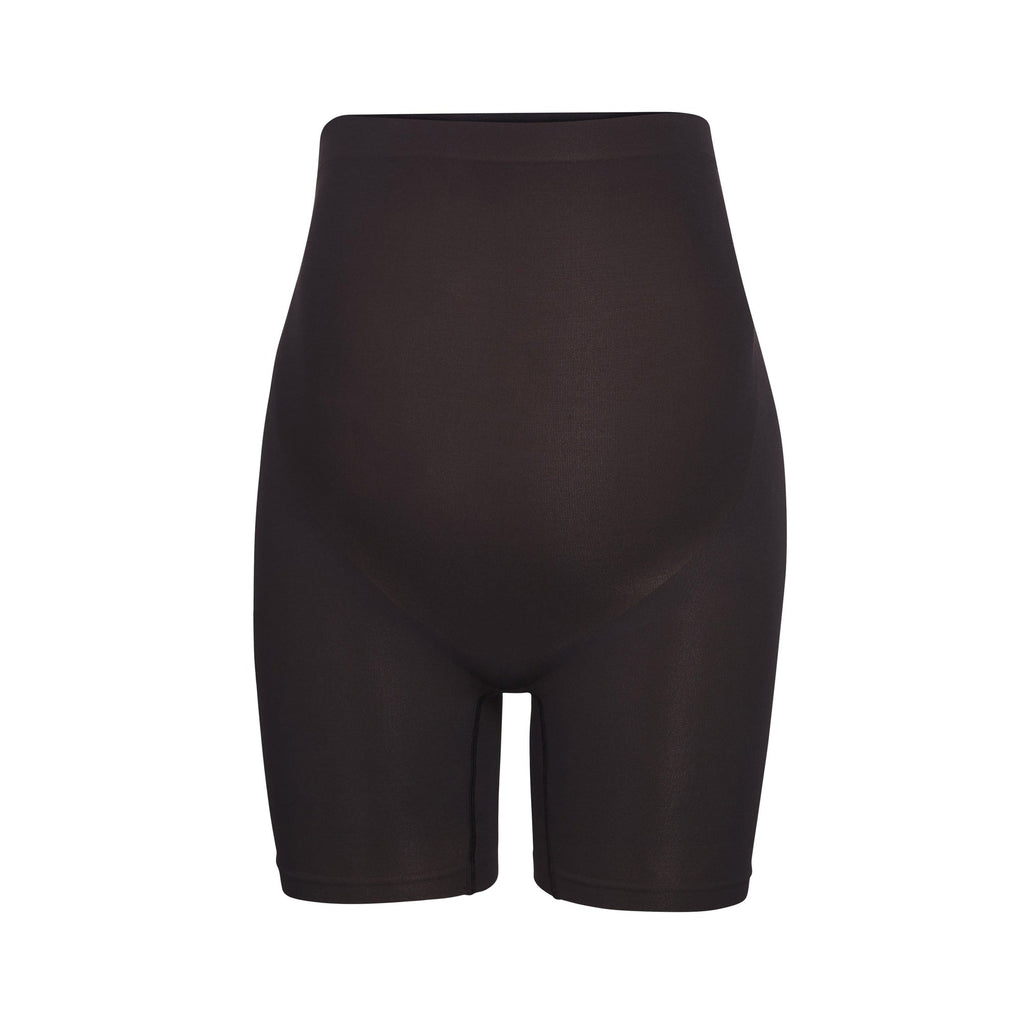 MATERNITY SCULPTING SHORT MID THIGH | ONYX