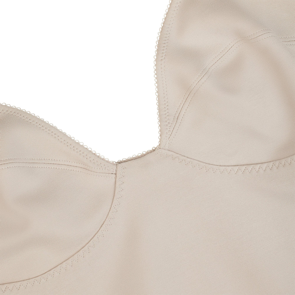 COTTON SHAPEWEAR THONG BODYSUIT | LINEN