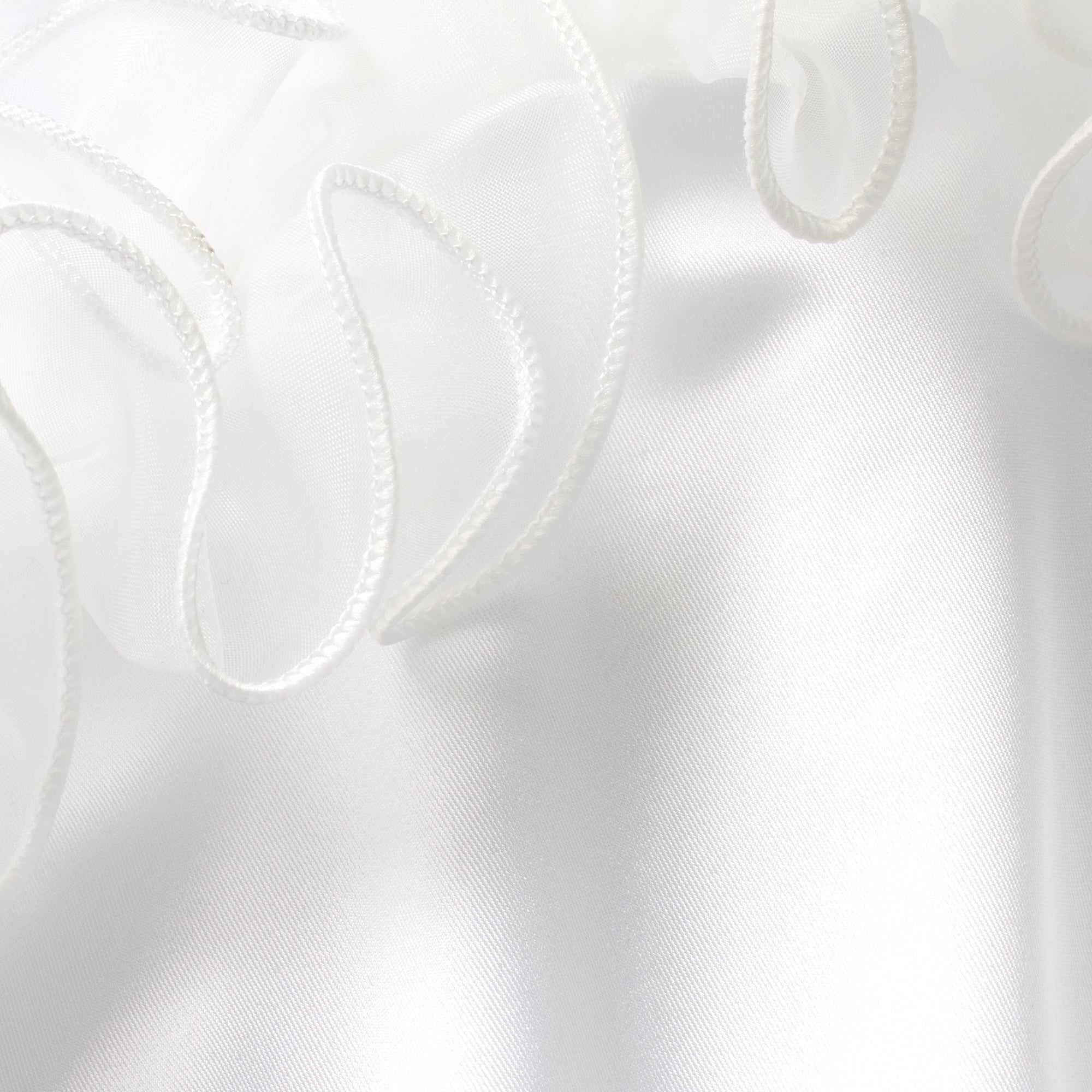 BRIDAL SWIM RUFFLE DIPPED TIE BIKINI BOTTOM | SNOW