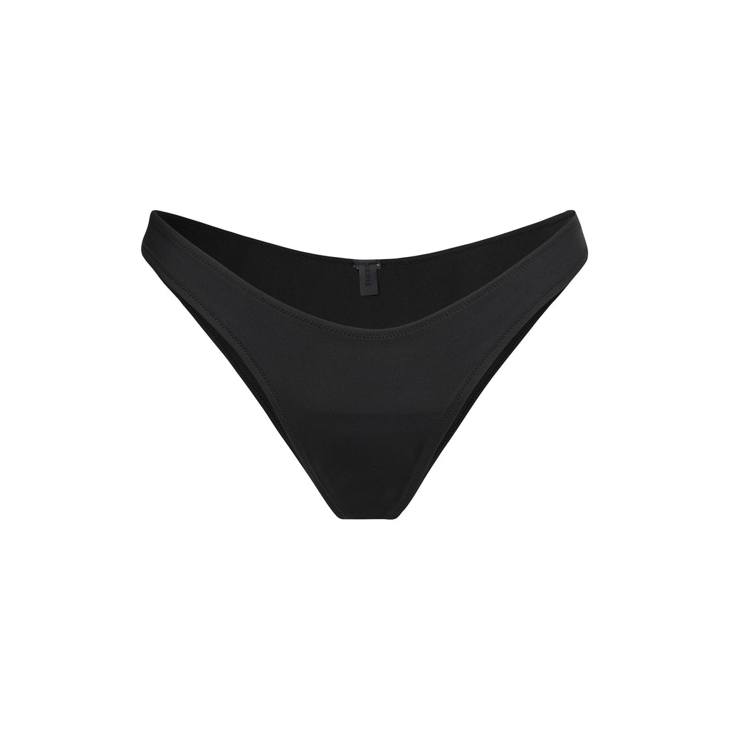 SIGNATURE SWIM DIPPED BIKINI BOTTOM | ONYX