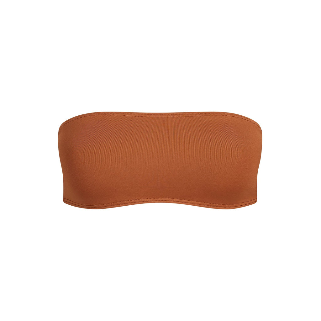 ICONIC SWIM MICRO BANDEAU BIKINI TOP | BRONZE