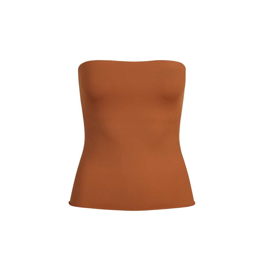 ICONIC SWIM CONVERTIBLE BANDEAU BIKINI TOP | BRONZE