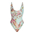 ROBERTO CAVALLI X SKIMS SCOOP NECK ONE PIECE | FAGIANELLA PRINT