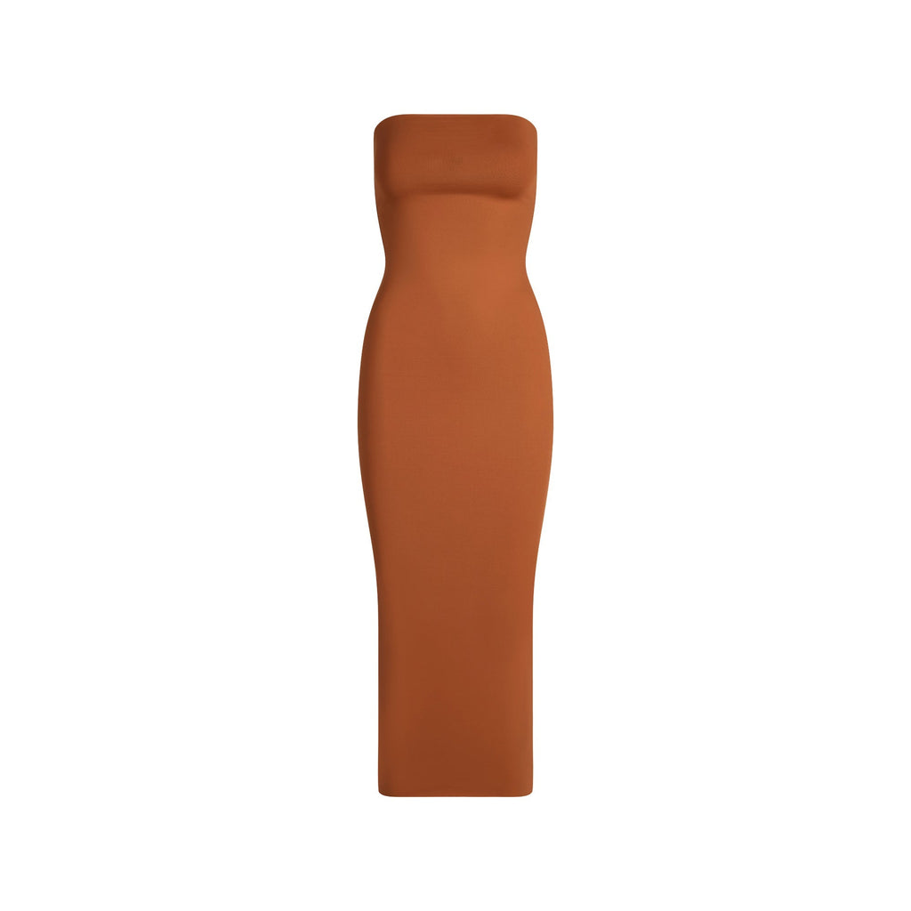 ICONIC SWIM CONVERTIBLE TUBE DRESS | BRONZE