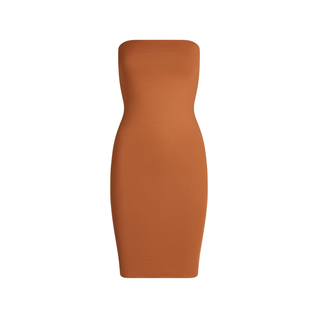 ICONIC SWIM CONVERTIBLE TUBE DRESS | BRONZE