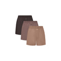 COTTON POPLIN MENS BOXER 3-PACK | UMBER MULTI