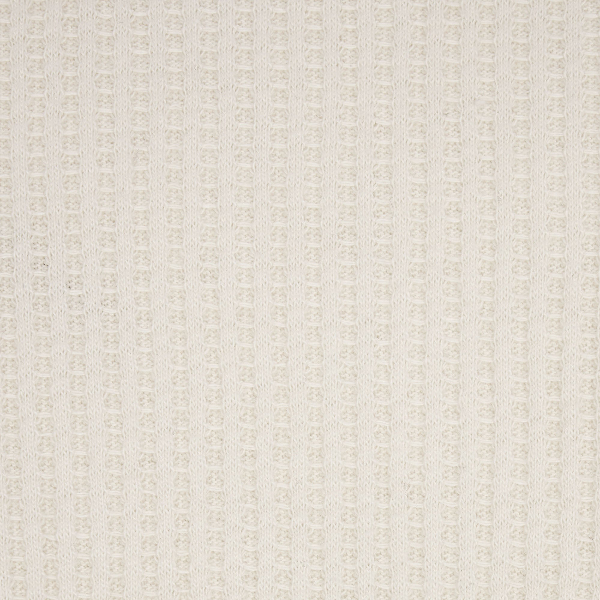 WAFFLE MENS LONG SLEEVE T-SHIRT | ECRU