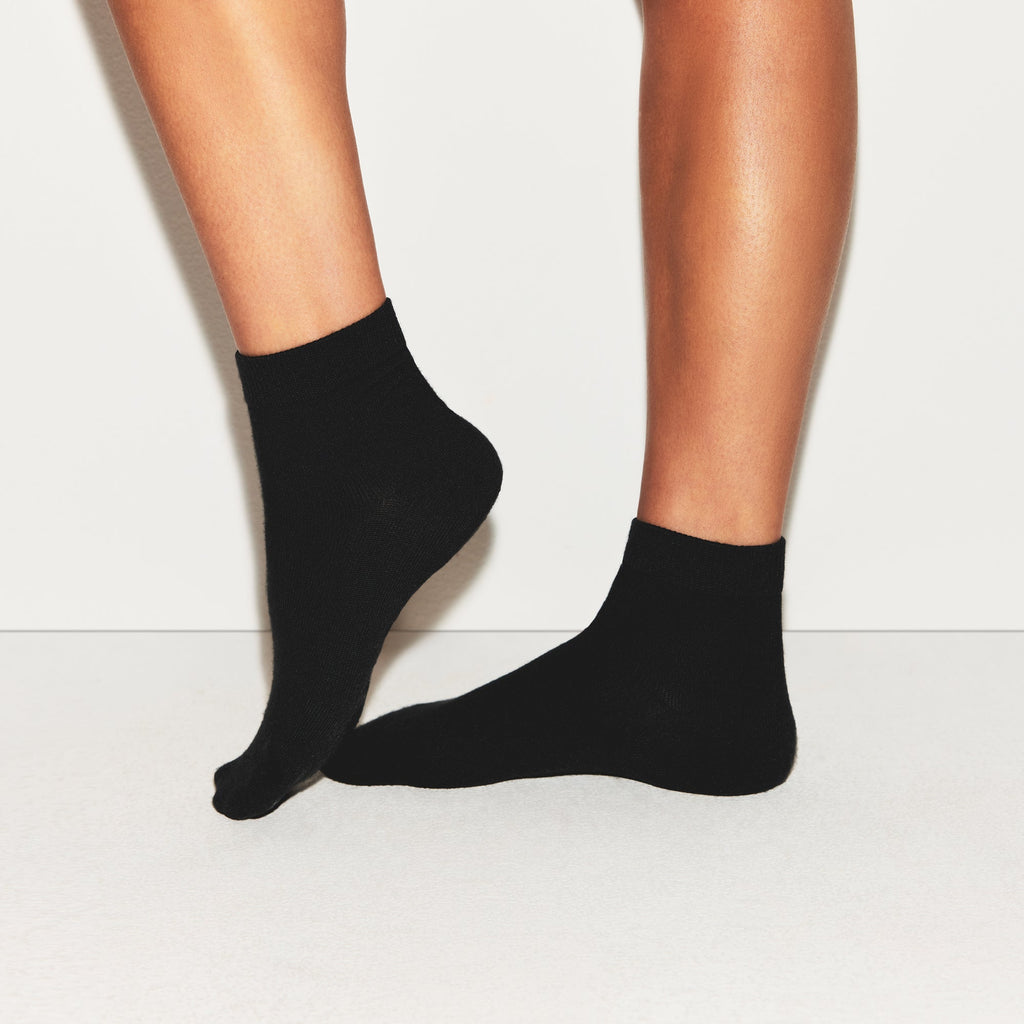 EVERYDAY QUARTER CREW SOCK | ONYX