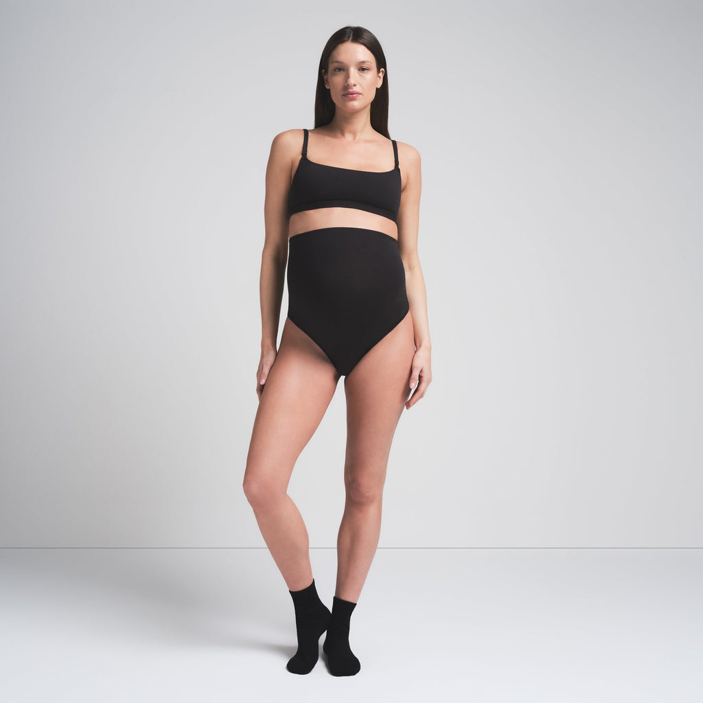 COTTON JERSEY MATERNITY NURSING SCOOP BRALETTE | SOOT