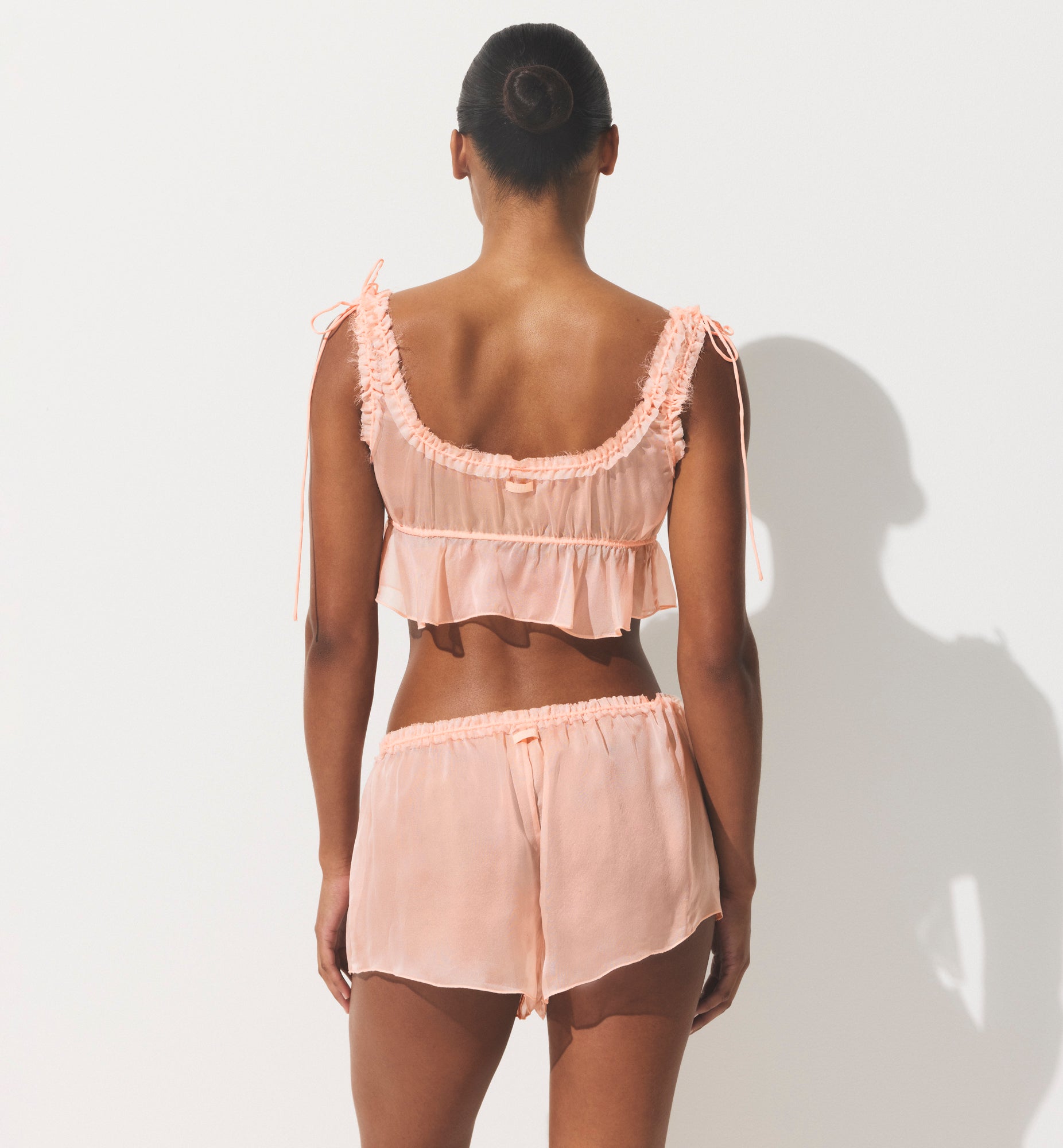 SKIMS ROMANCE BABYDOLL AND SHORT SET | PRIMROSE