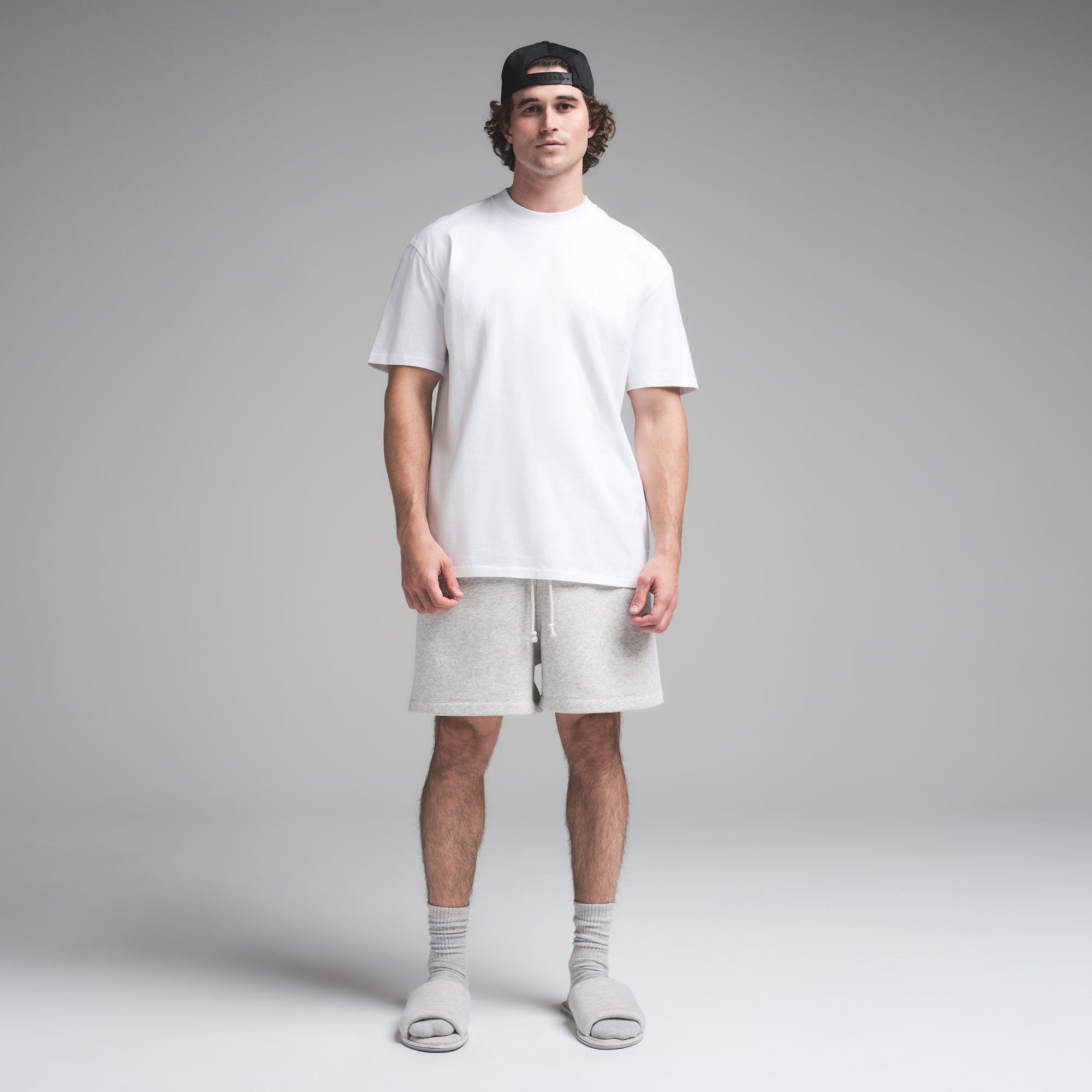 HEAVYWEIGHT COTTON MENS RELAXED T-SHIRT | CHALK