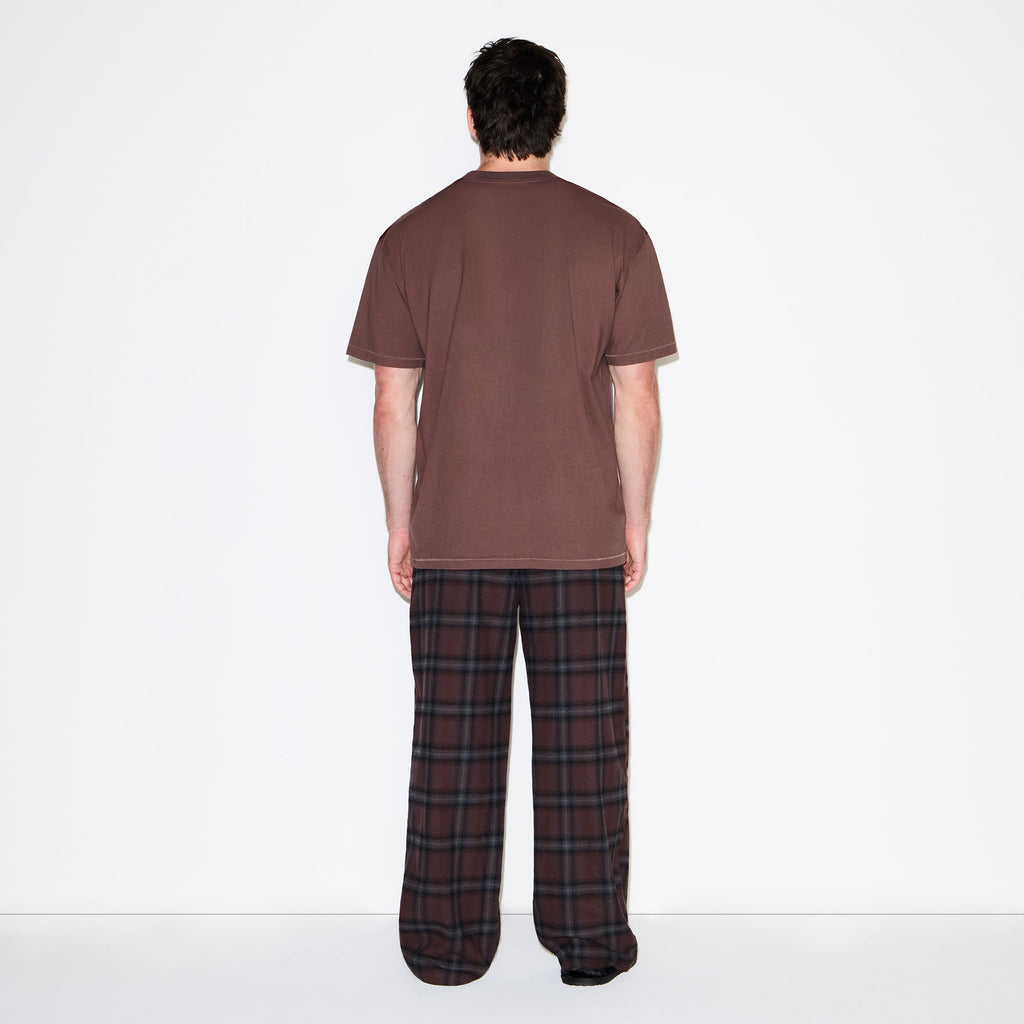 HEAVYWEIGHT COTTON MENS RELAXED T-SHIRT | DARK AMETHYST