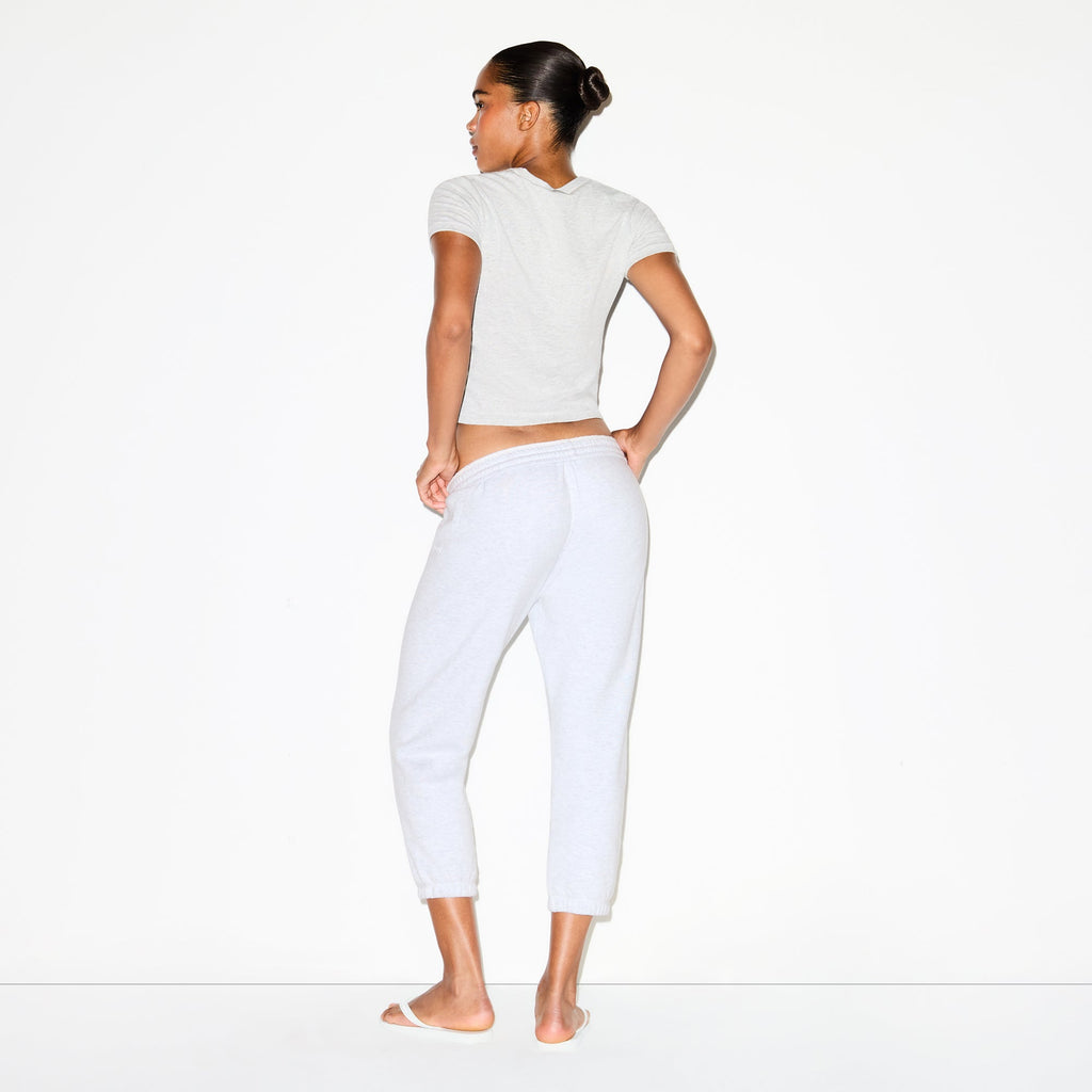 WORN IN JERSEY BABY V NECK TEE | LIGHT HEATHER GREY