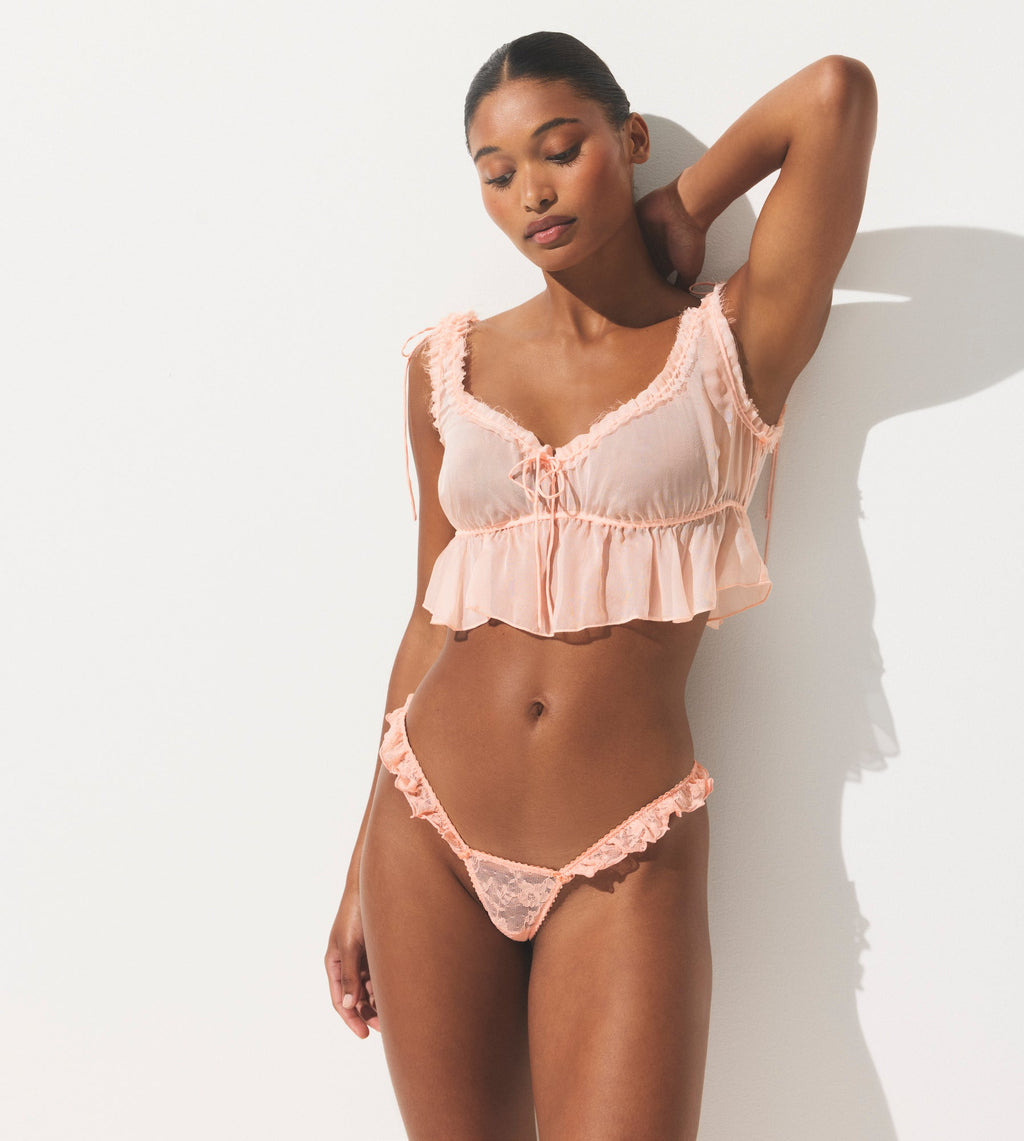 STRETCH LACE BUTTERFLY THONG 3-PACK | VILLA MULTI