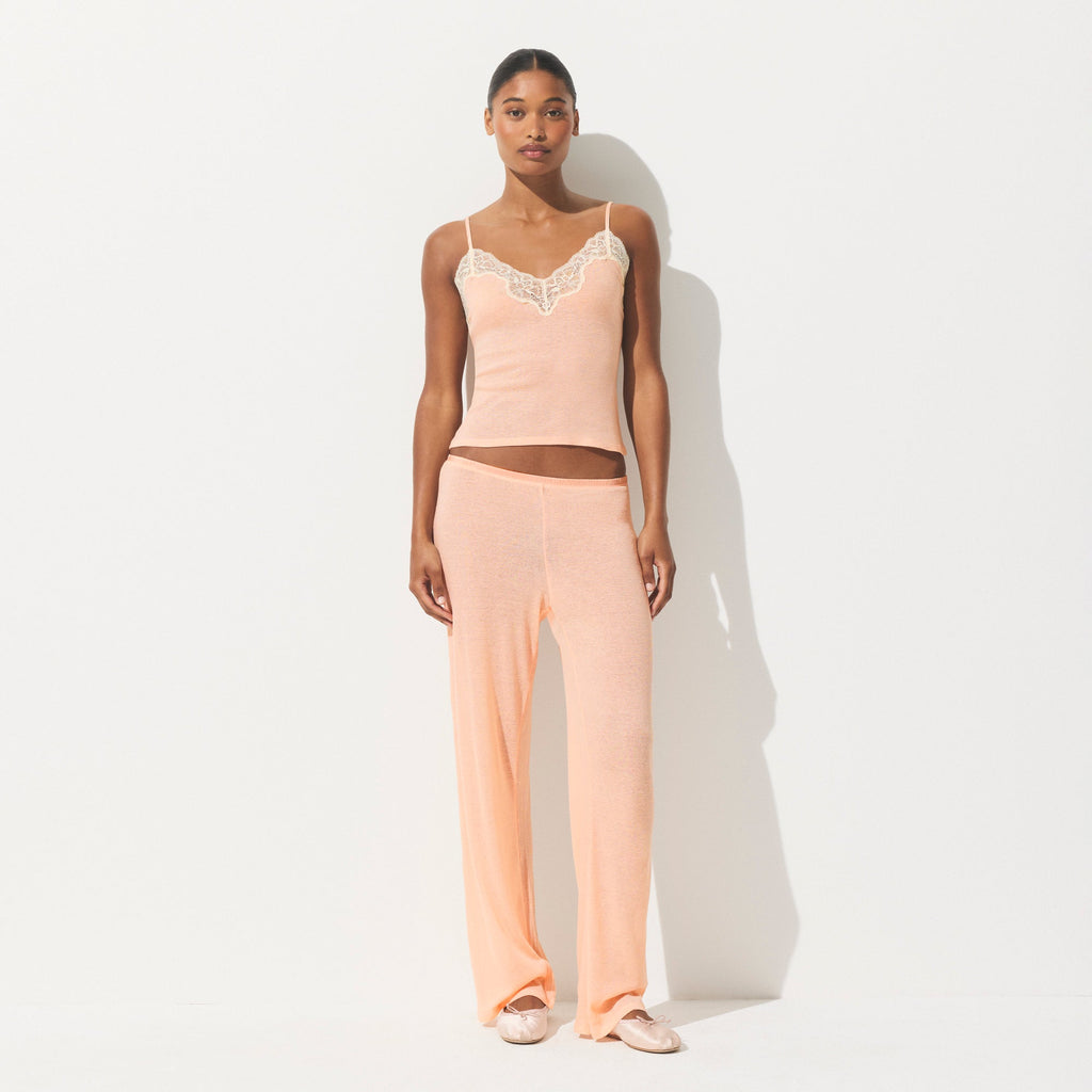 SHEER RIB LACE CAMI | VILLA