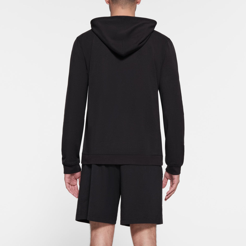 JERSEY LOUNGE MENS HOODIE | OBSIDIAN