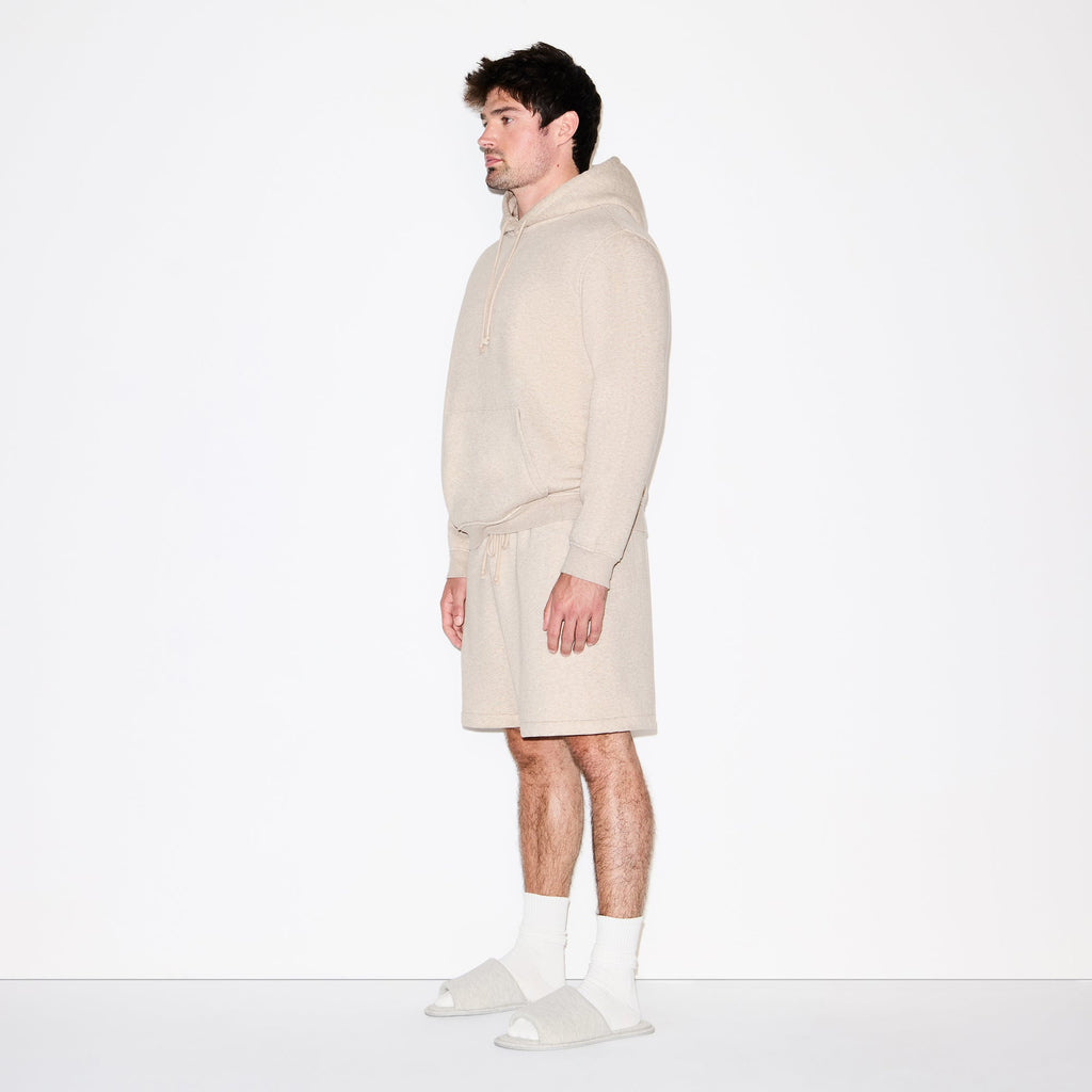 FLEECE LOUNGE MENS CLASSIC HOODIE | DESERT HEATHER