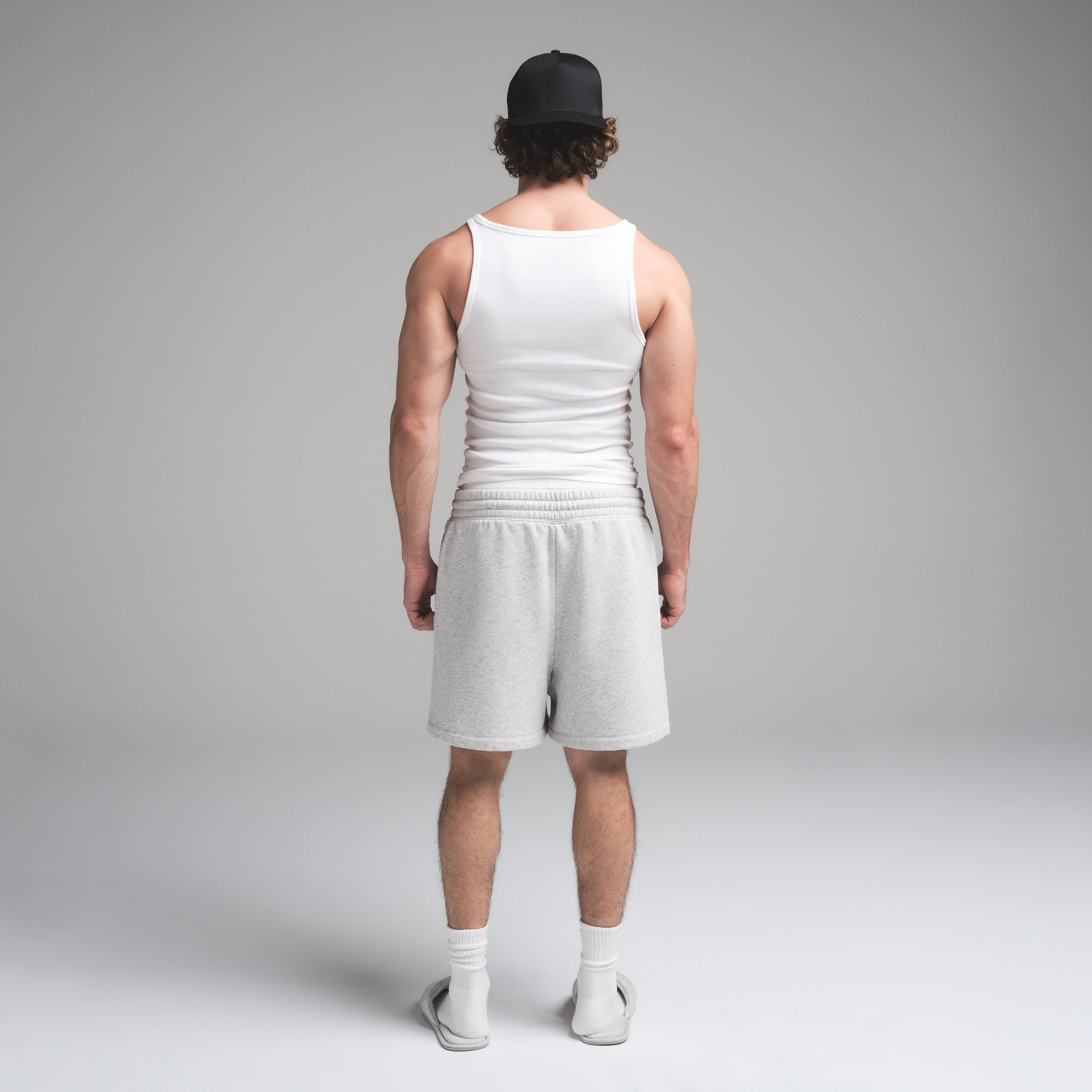 SKIMS COTTON MENS RIB TANK 3-PACK | CHALK