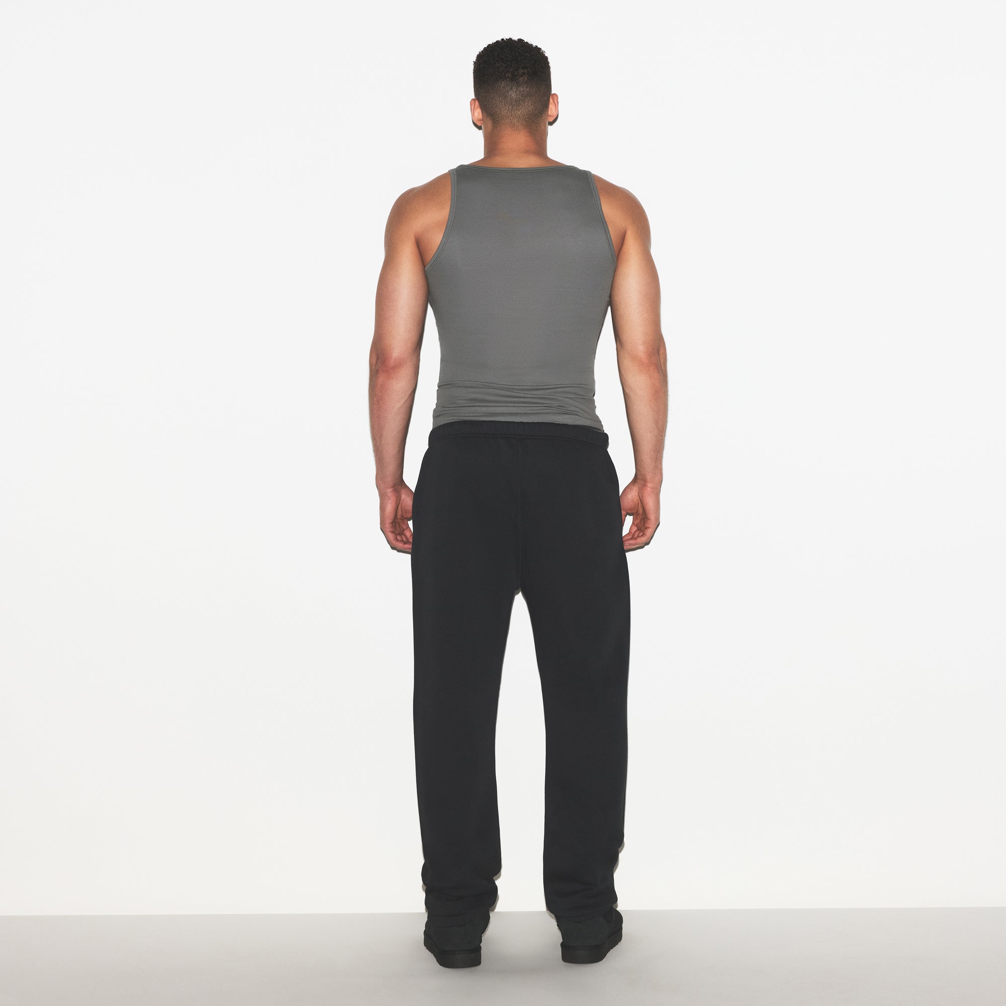 SKIMS COTTON MENS RIB TANK 3-PACK | ECRU RUSSET MULTI