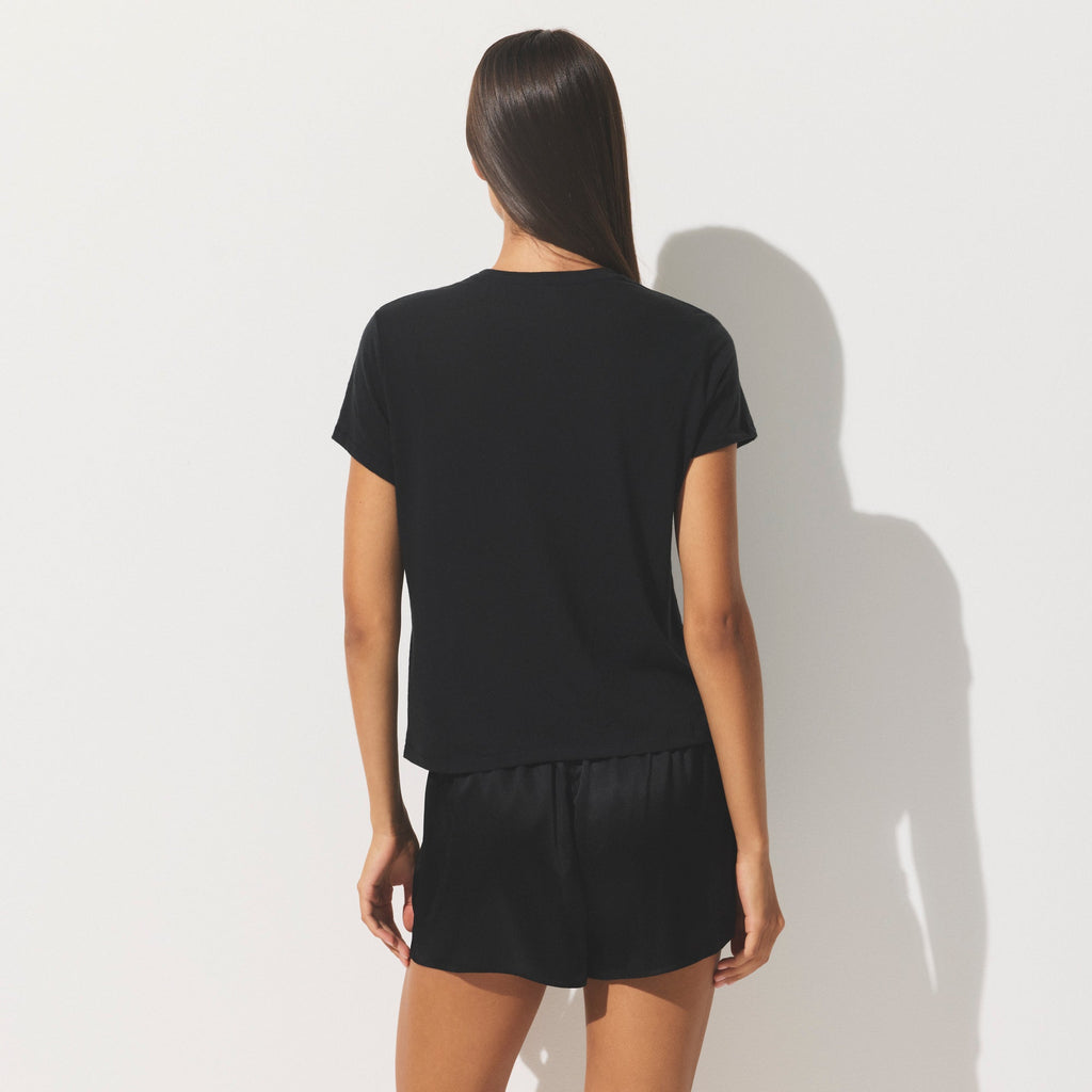 SHEER JERSEY T-SHIRT | SOOT
