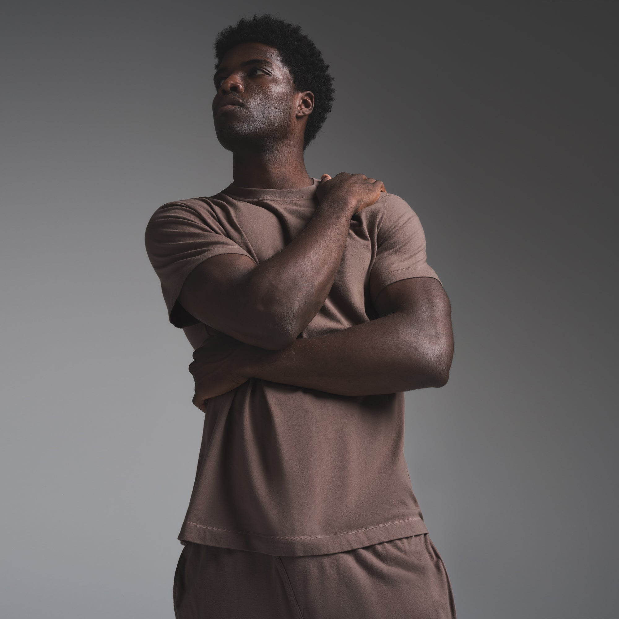 JERSEY SLEEP MENS T-SHIRT | UMBER