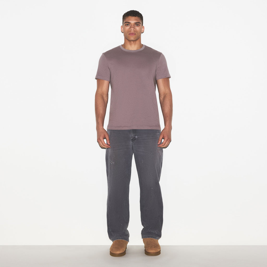 SKIMS COTTON MENS CLASSIC T-SHIRT | ZINC