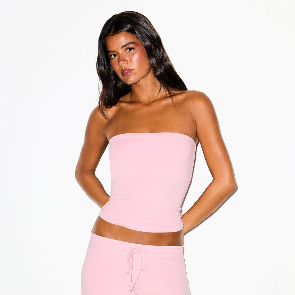 COTTON JERSEY TUBE TOP | HALITE