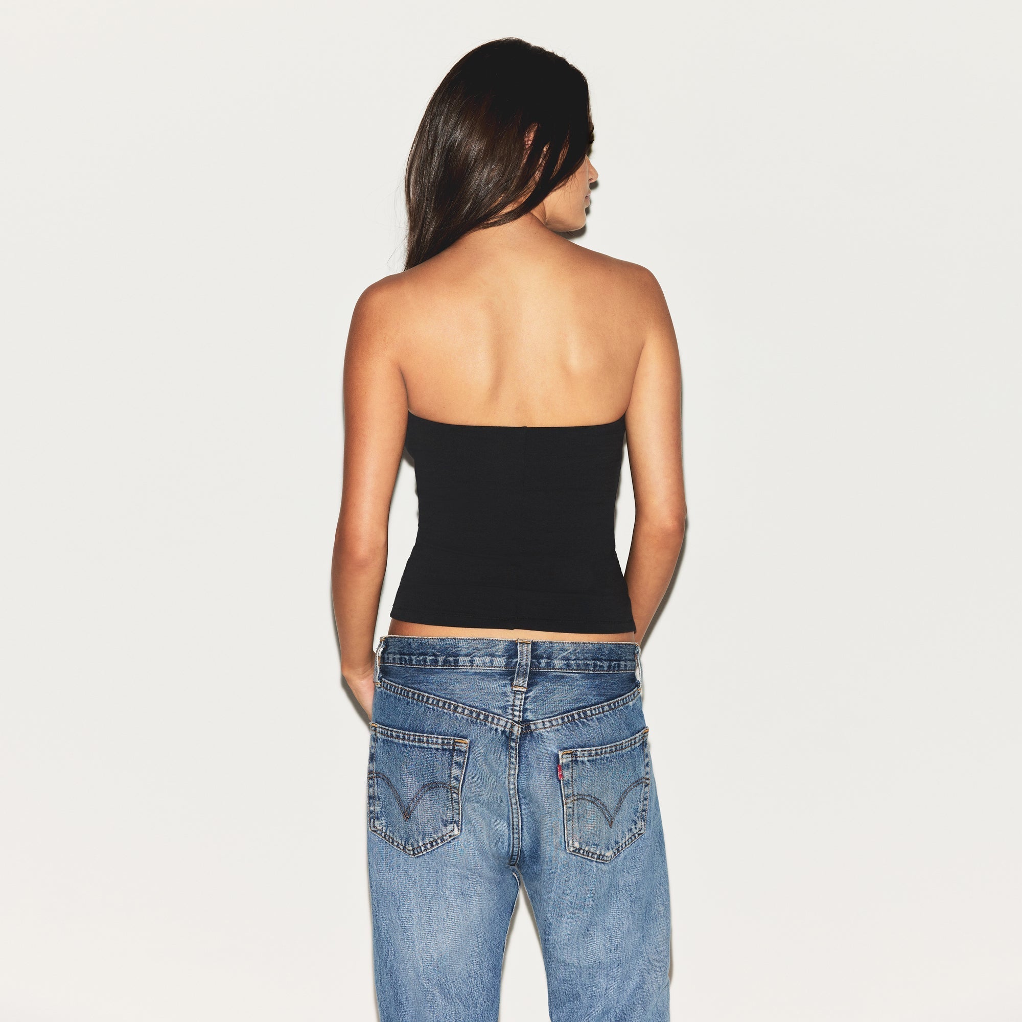 COTTON JERSEY TUBE TOP | SOOT
