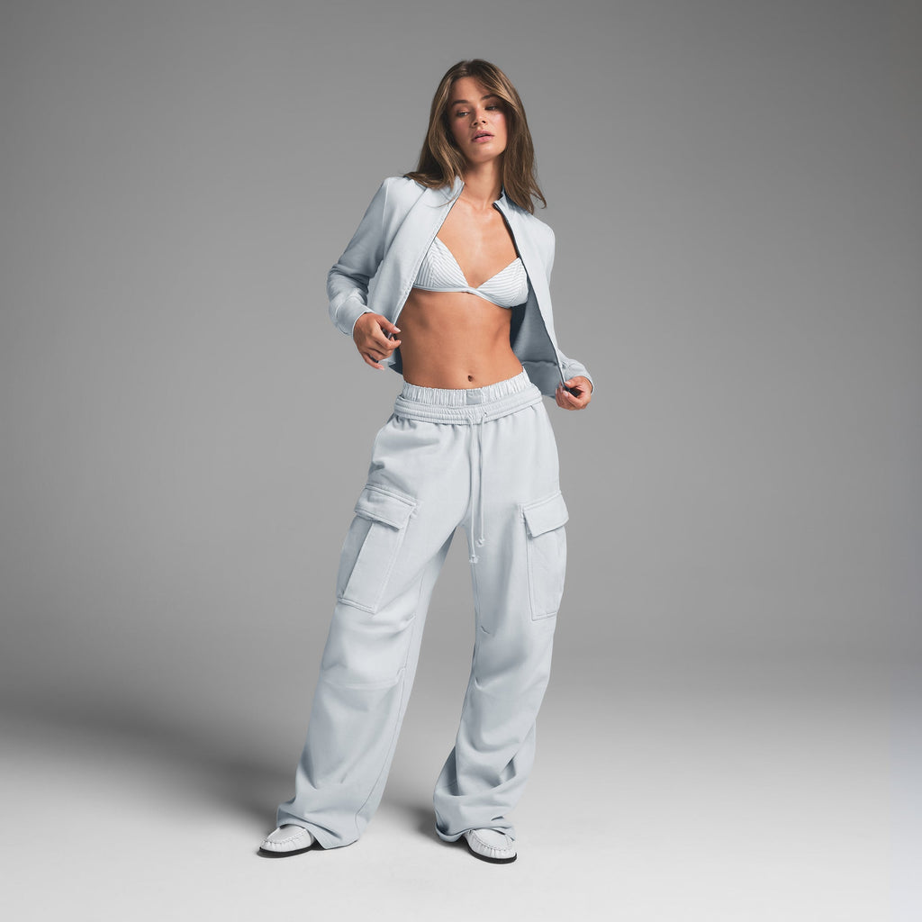 BOYFRIEND FLEECE CARGO PANT | ZEN BLUE