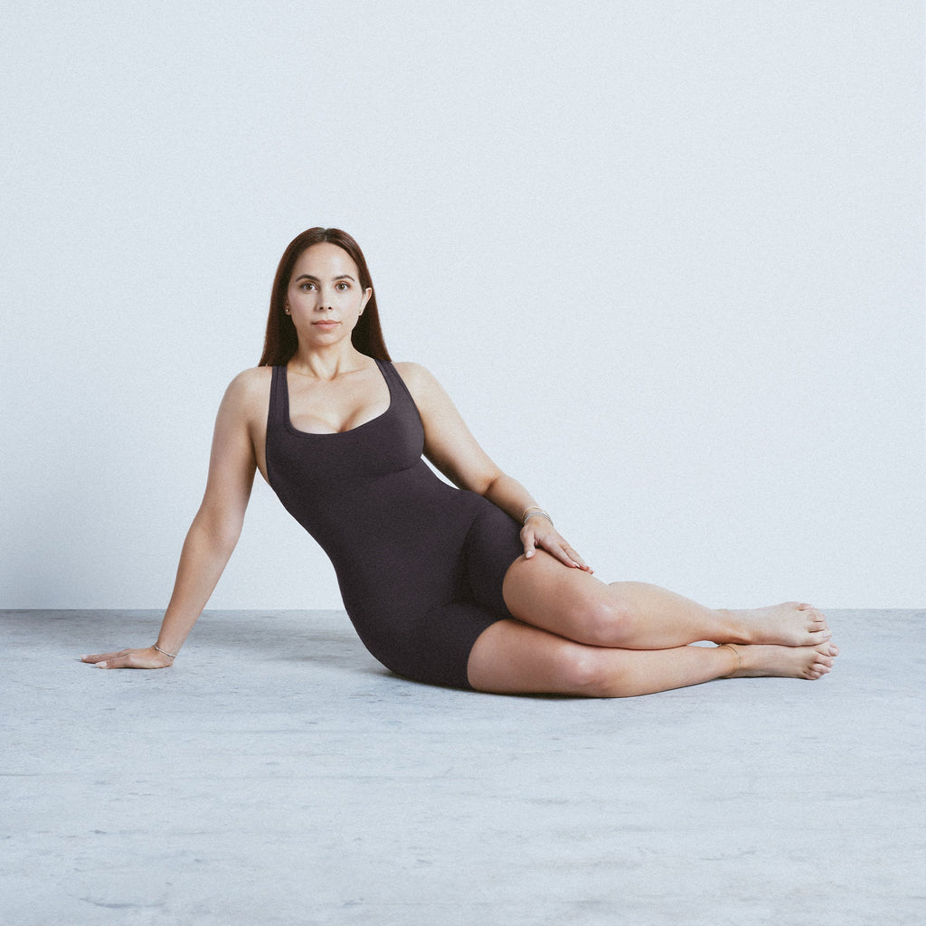 OUTDOOR MID THIGH ONESIE | ASH