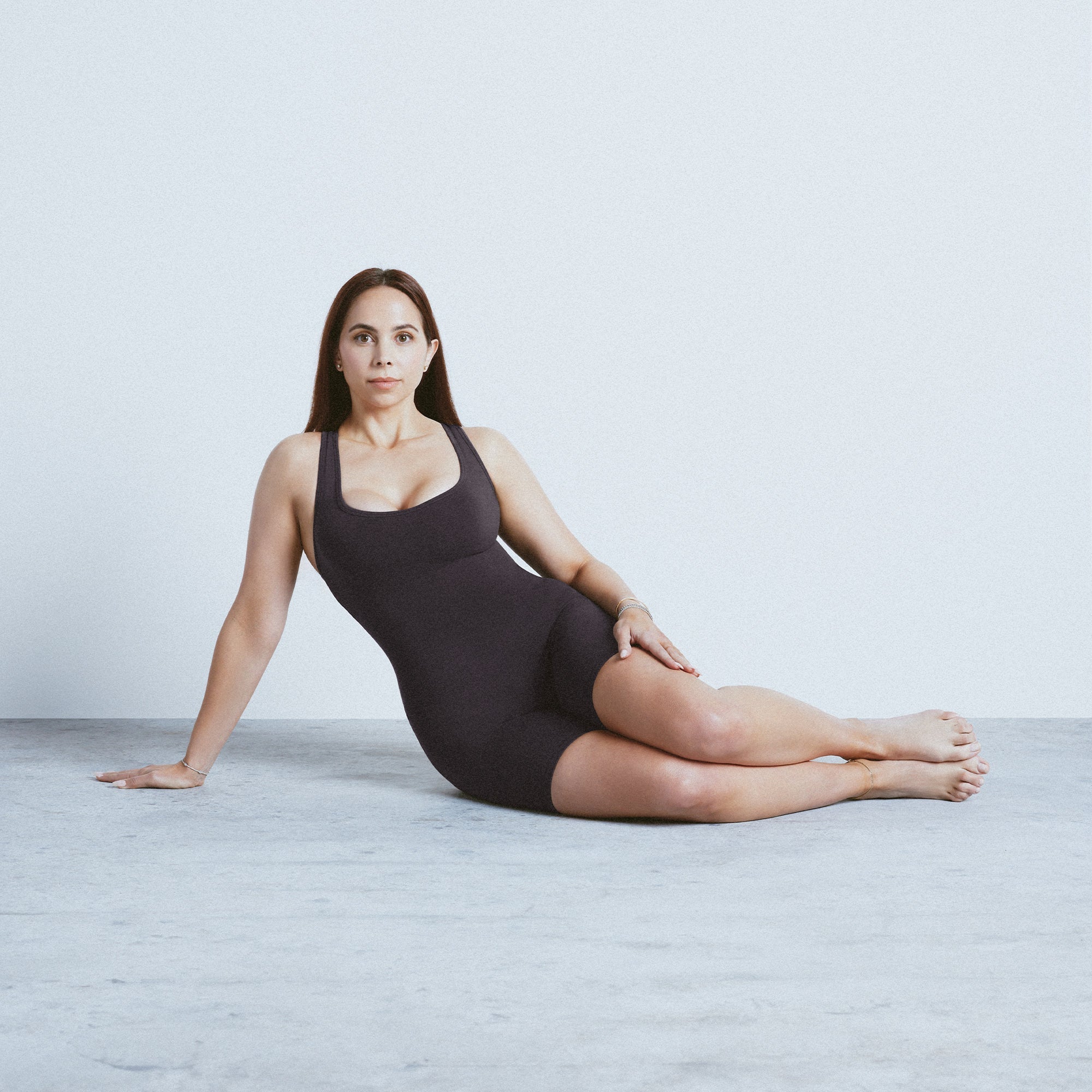 OUTDOOR MID THIGH ONESIE | ASH